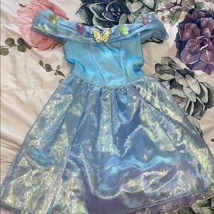 butterfly disney dress - size 4-6